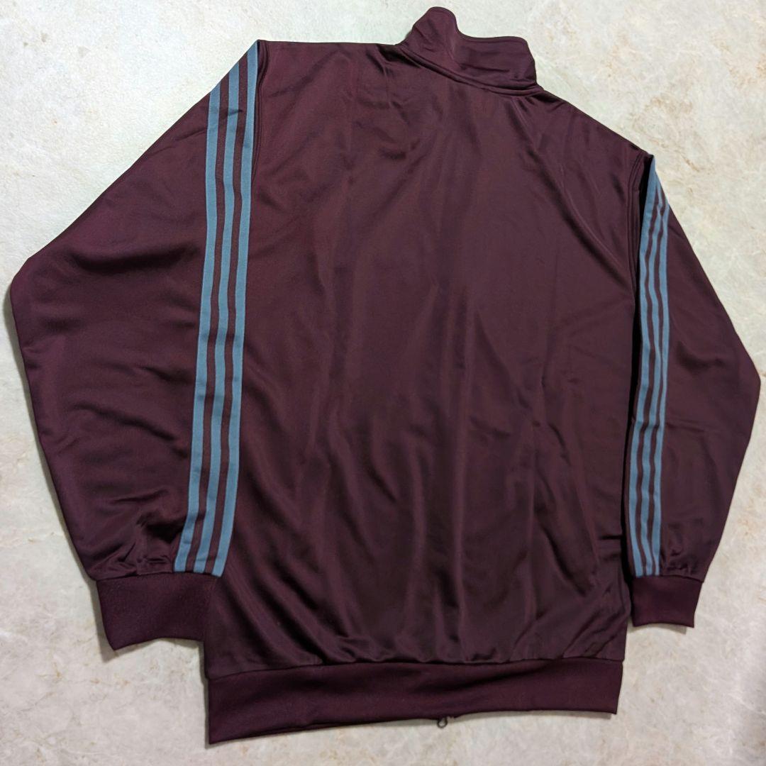 新品★廃盤品 アディダス ベッケンバウアートラックジャケット マルーン紫青 L