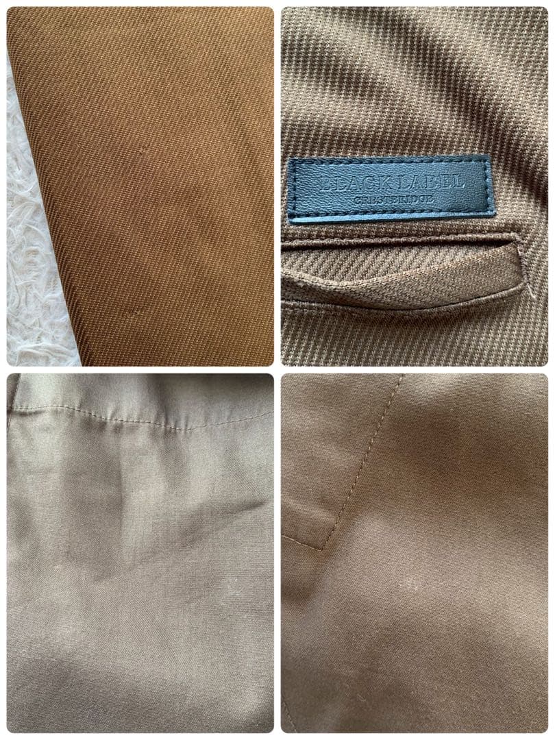 特大XLサイズ　ブラックレーベルクレストブリッジ　スーツ　セットアップ　ブラウン