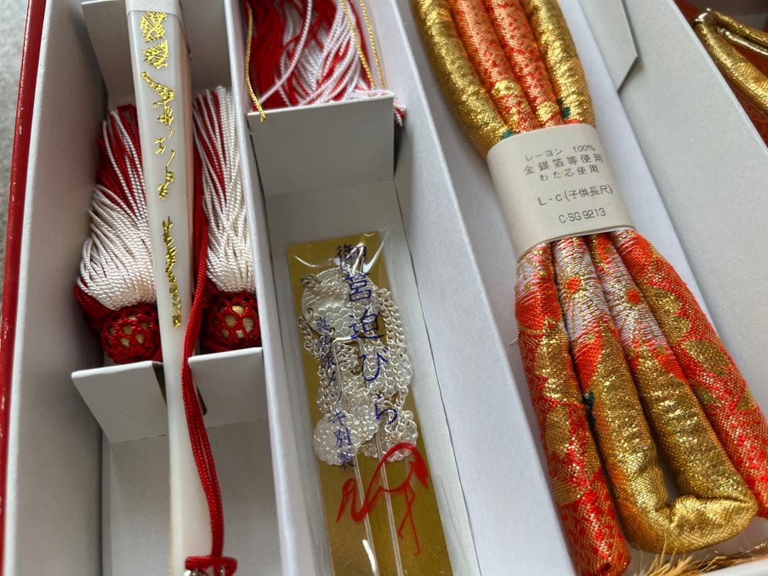 新品★ 未使用きれい　七五三　はこせこセット　6点　女の子　C12