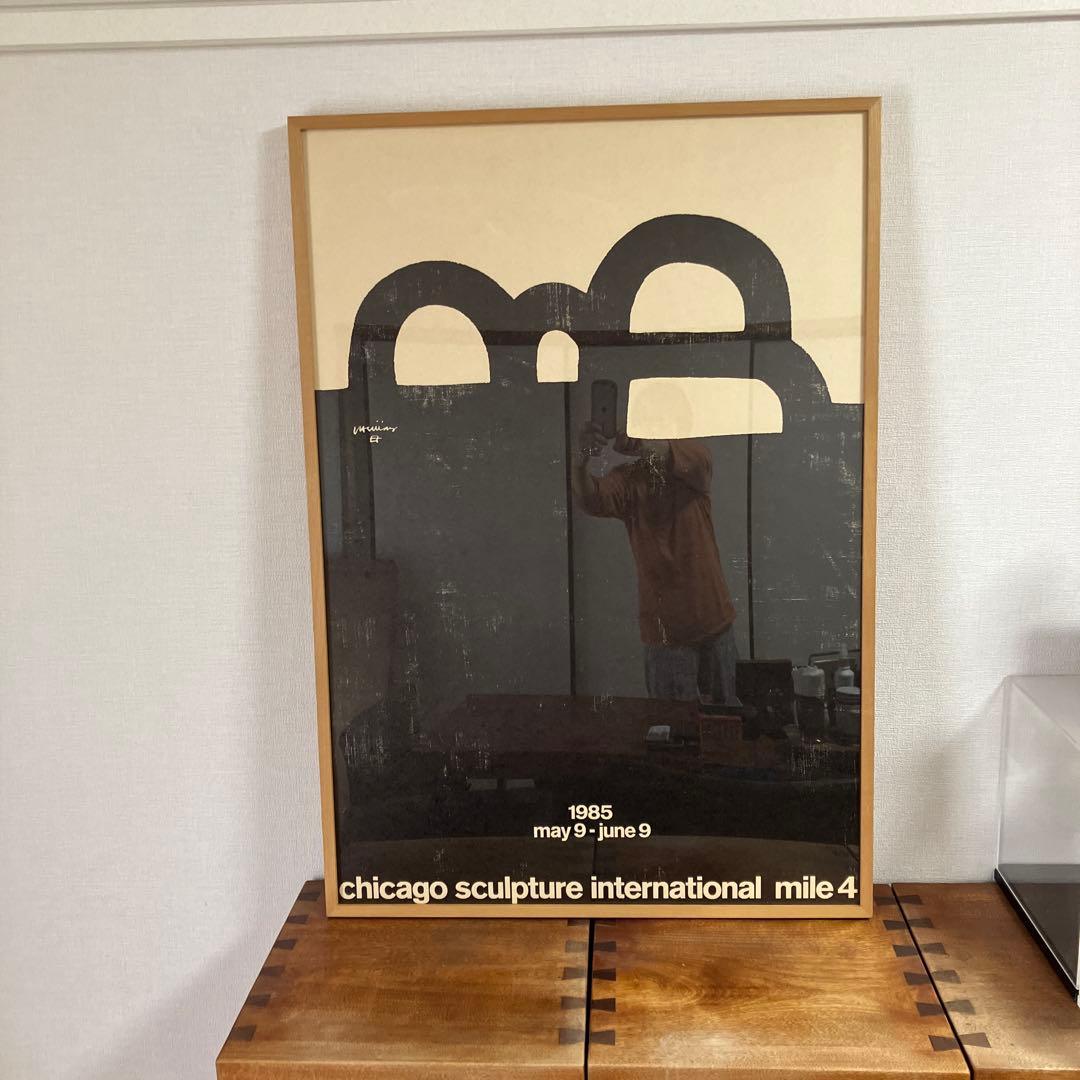 エドュワルド・チリィーダ　アートポスター1985年シカゴアートフェア➕展覧会図録