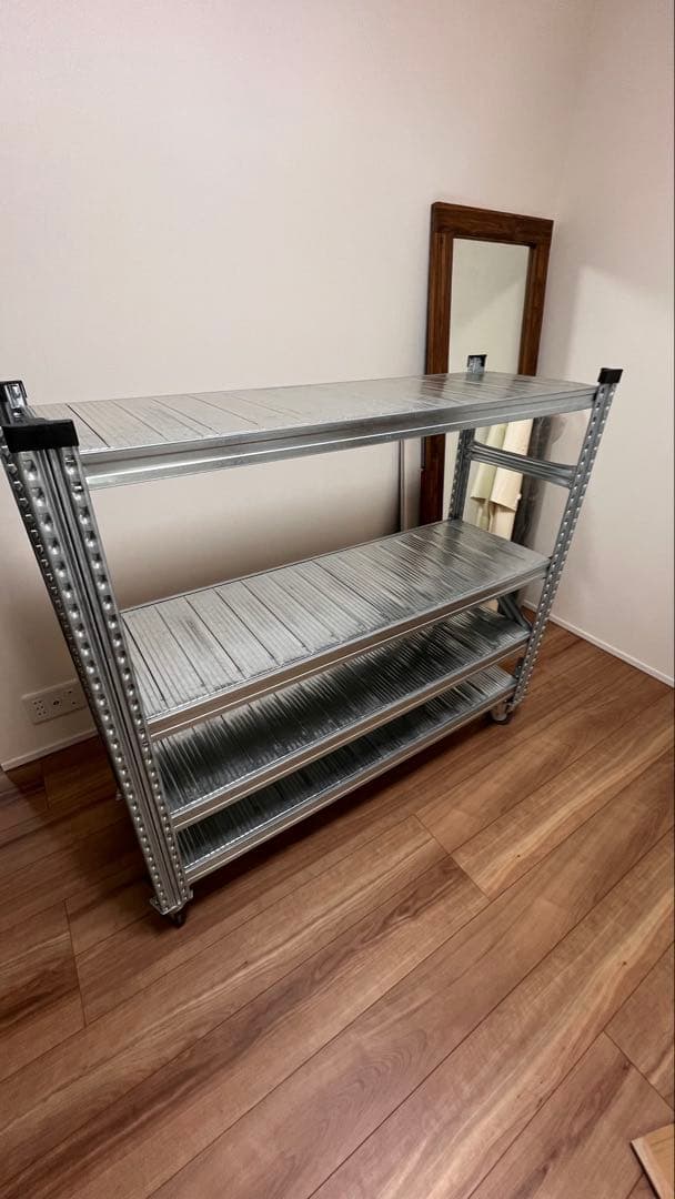 お引き取り限定　藤沢市　中古　LSISTEM メタルシステム　ラック