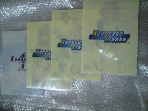 ゼノサーガ ファミ通PS2付録クリアファイル 4種4枚 非売品