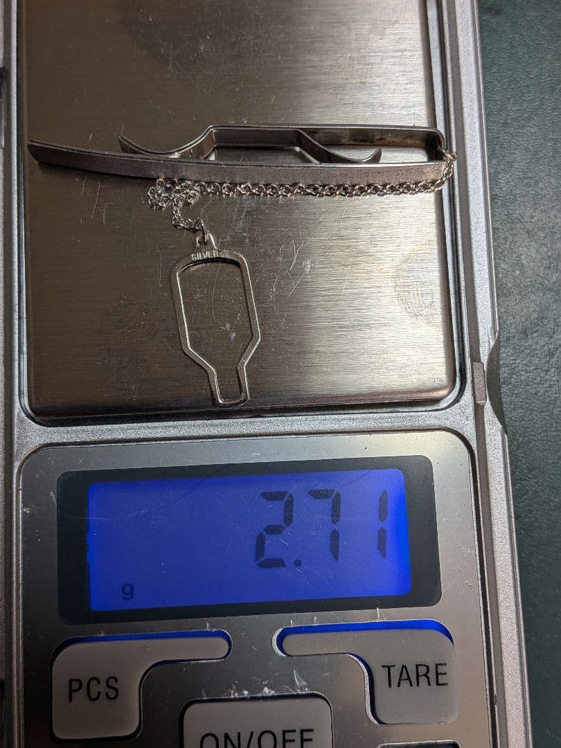 【K10 WG】ホワイトゴールドネクタイピン!!