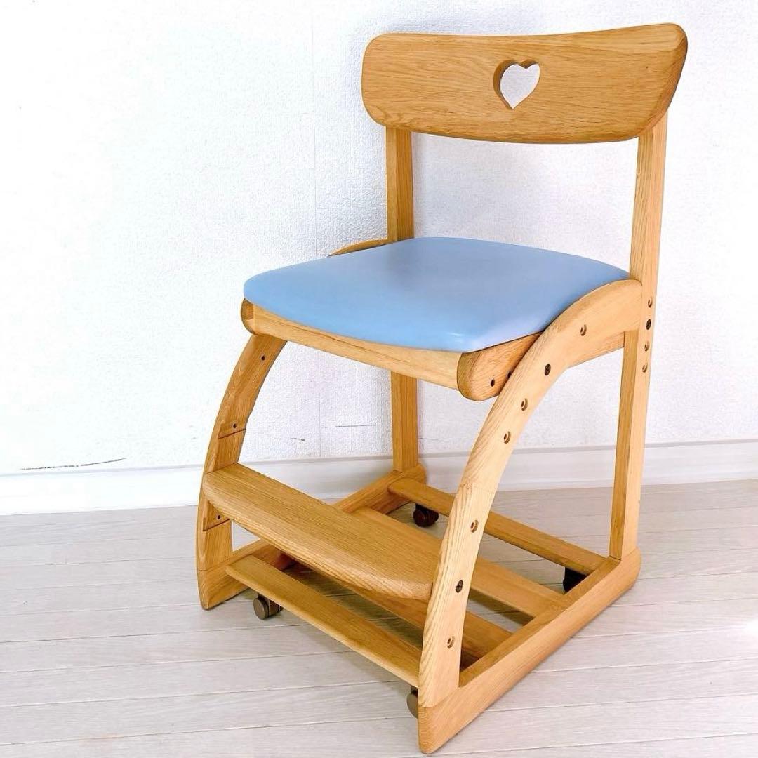 karimoku XT1801KE デスクチェア キャスター付き ハート型 学習