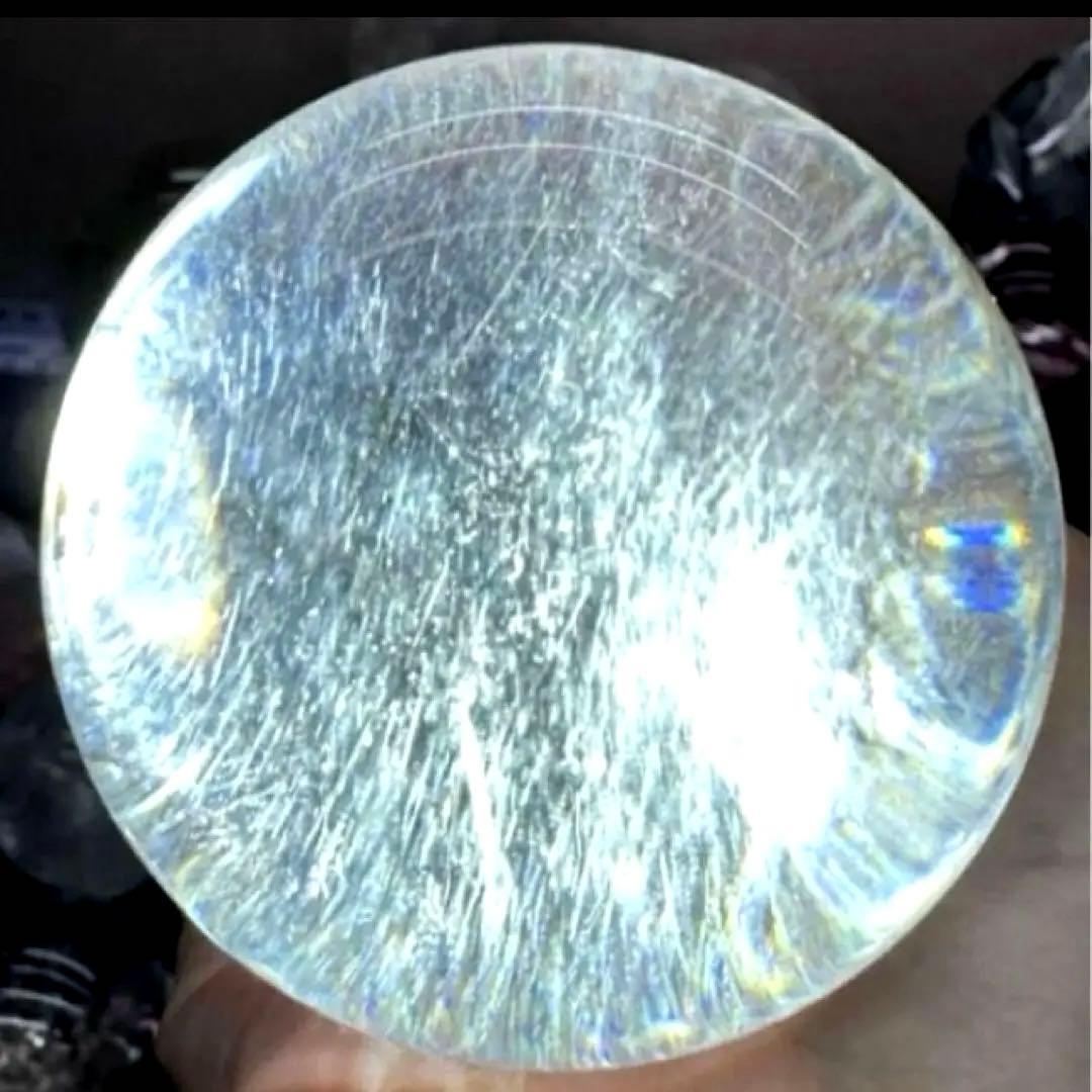 超大玉　67mm 満点星ヘアルチルクォーツ　丸玉　スフィア　パワーストーン