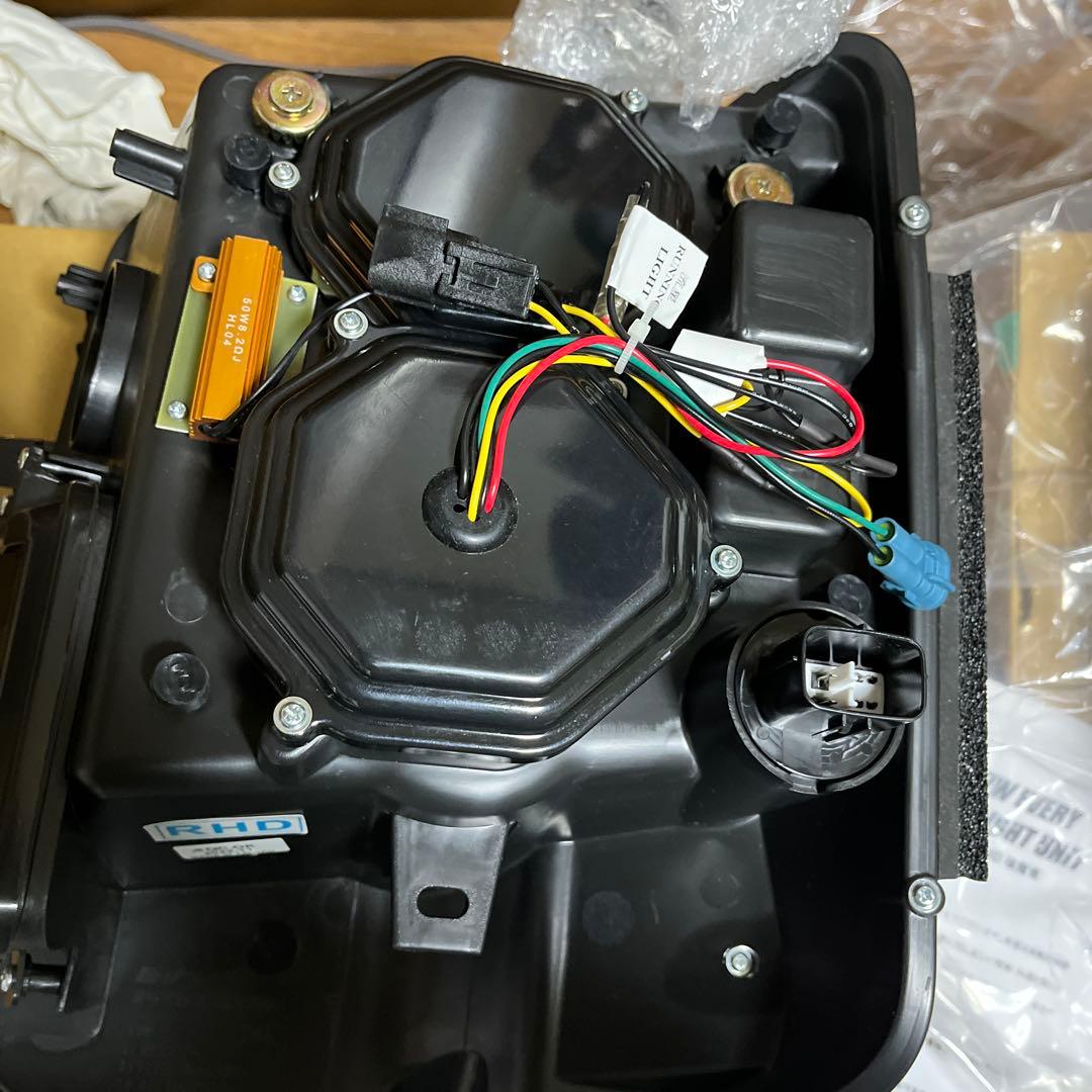 REIZ流星エブリィワゴン・バン3Dライトバーヘッドライトユニット