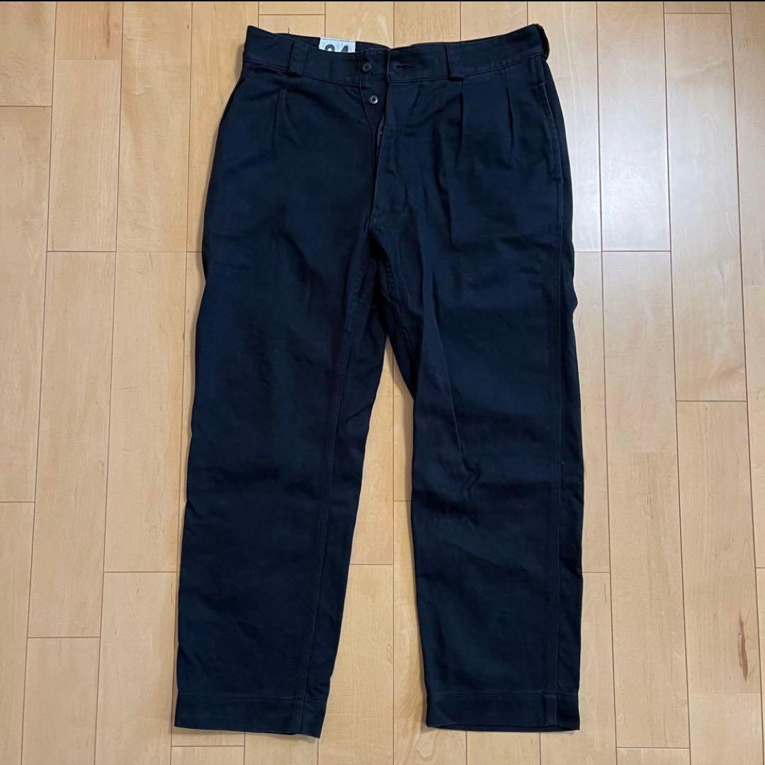 WAIPER.inc フランス軍 M-52 ヴィンテージツータックチノトラウザー