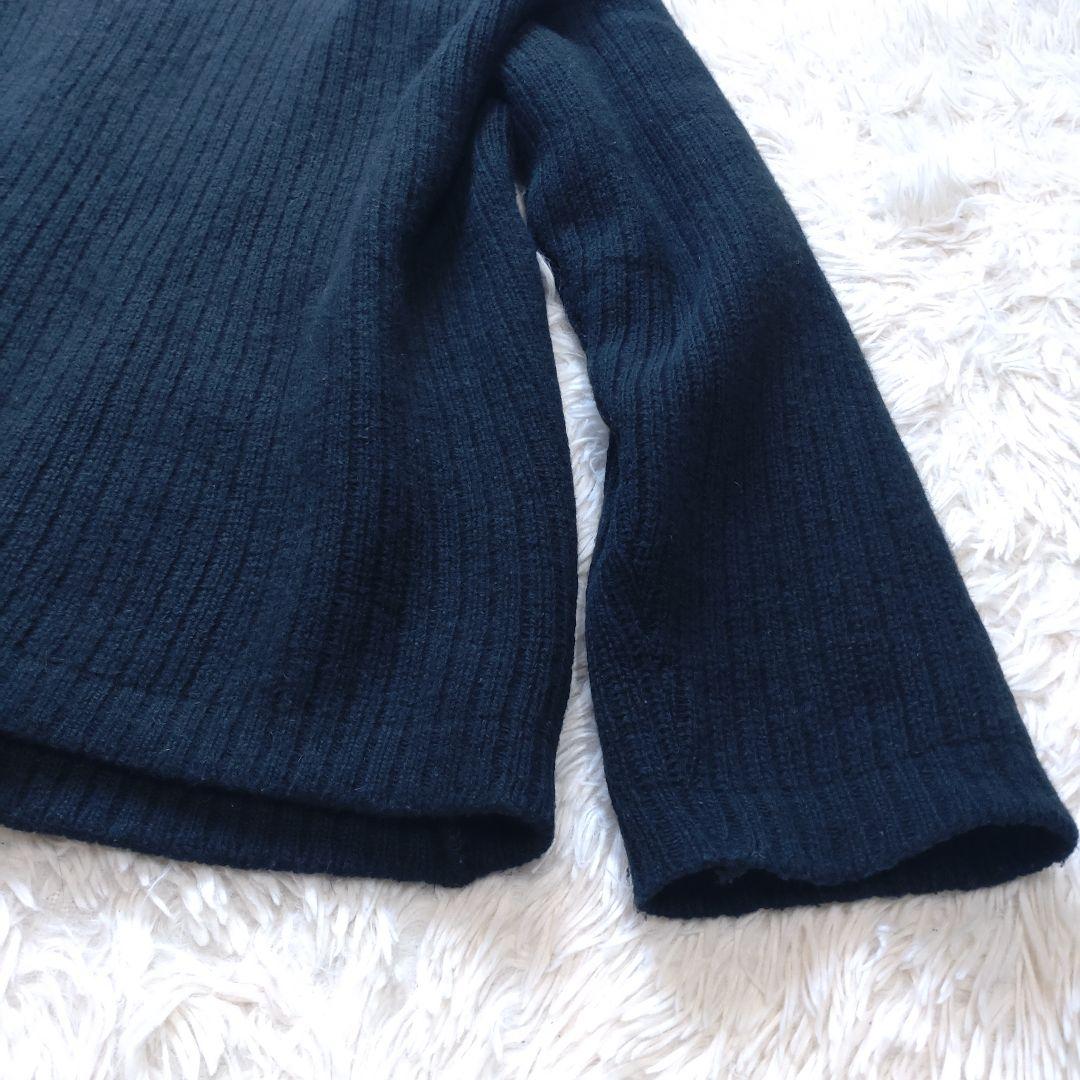 イタリア製 C.P. Company アンゴラ混 ニットカーディガン ブラック