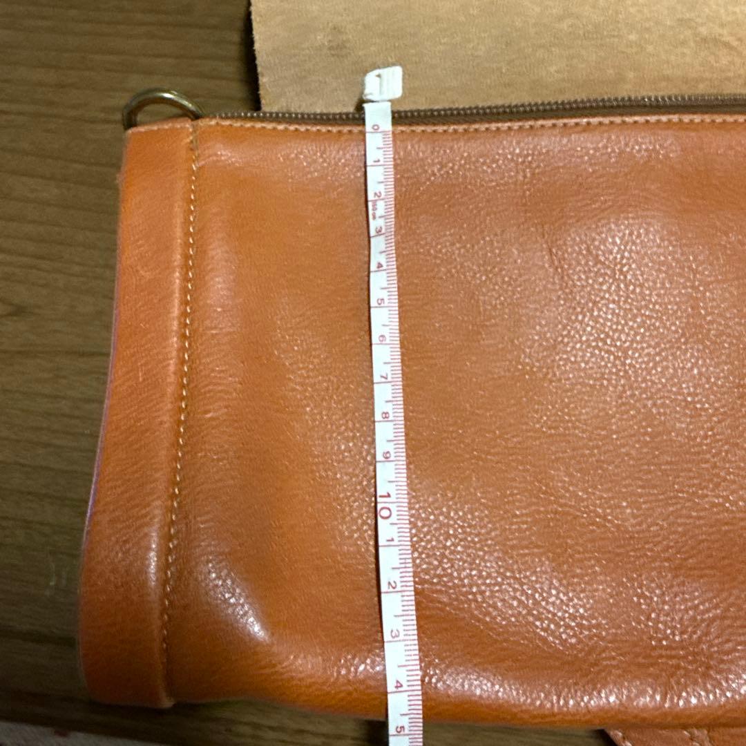 IL BISONTE オレンジ レザー ショルダーバッグ　専用です。