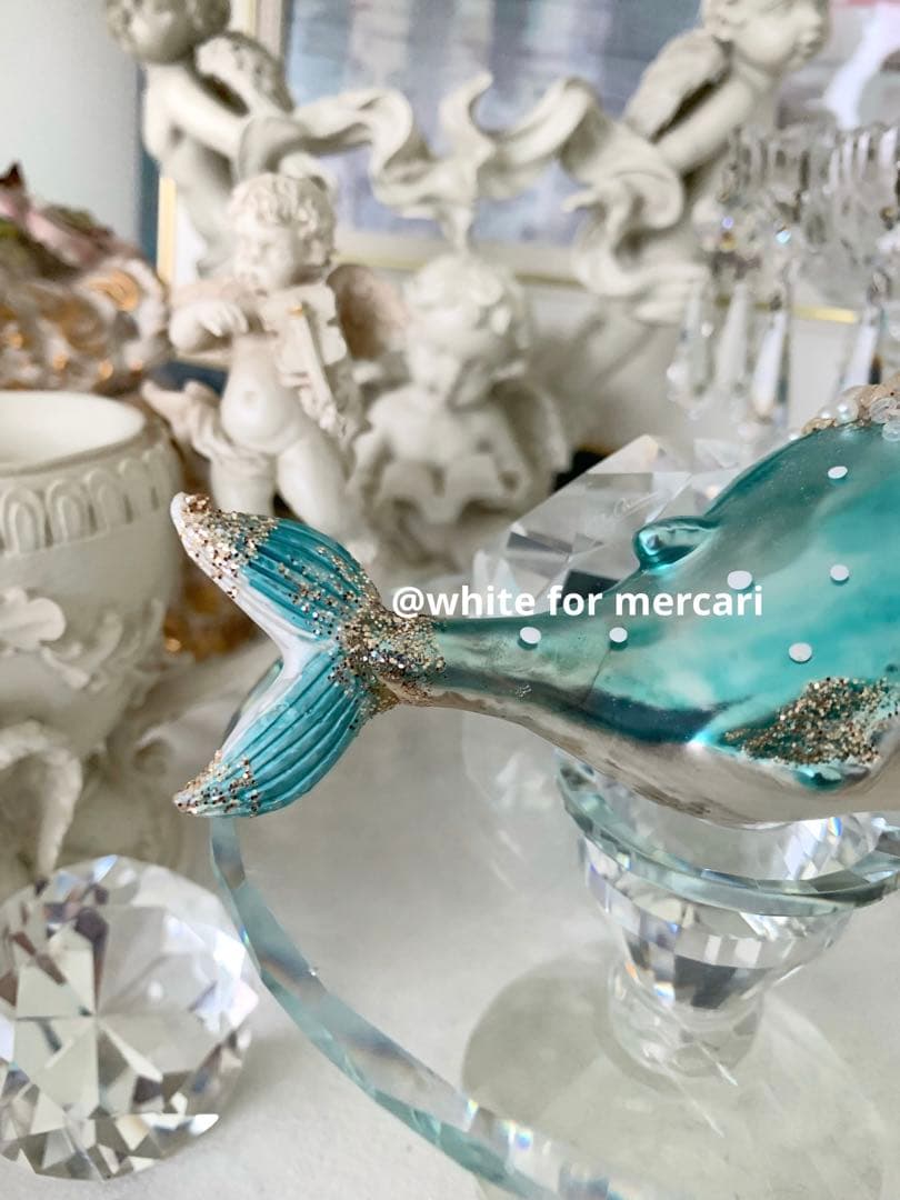 専用♡オランダ クリスマスオーナメントプレゼント♡優しい微笑みクジラさん