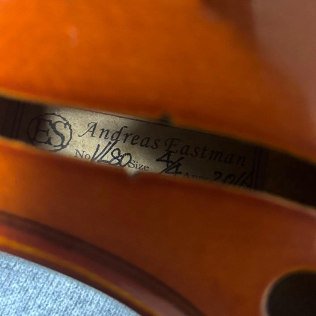 Andreas Eastman VL80 4/4 バイオリン　2016年製