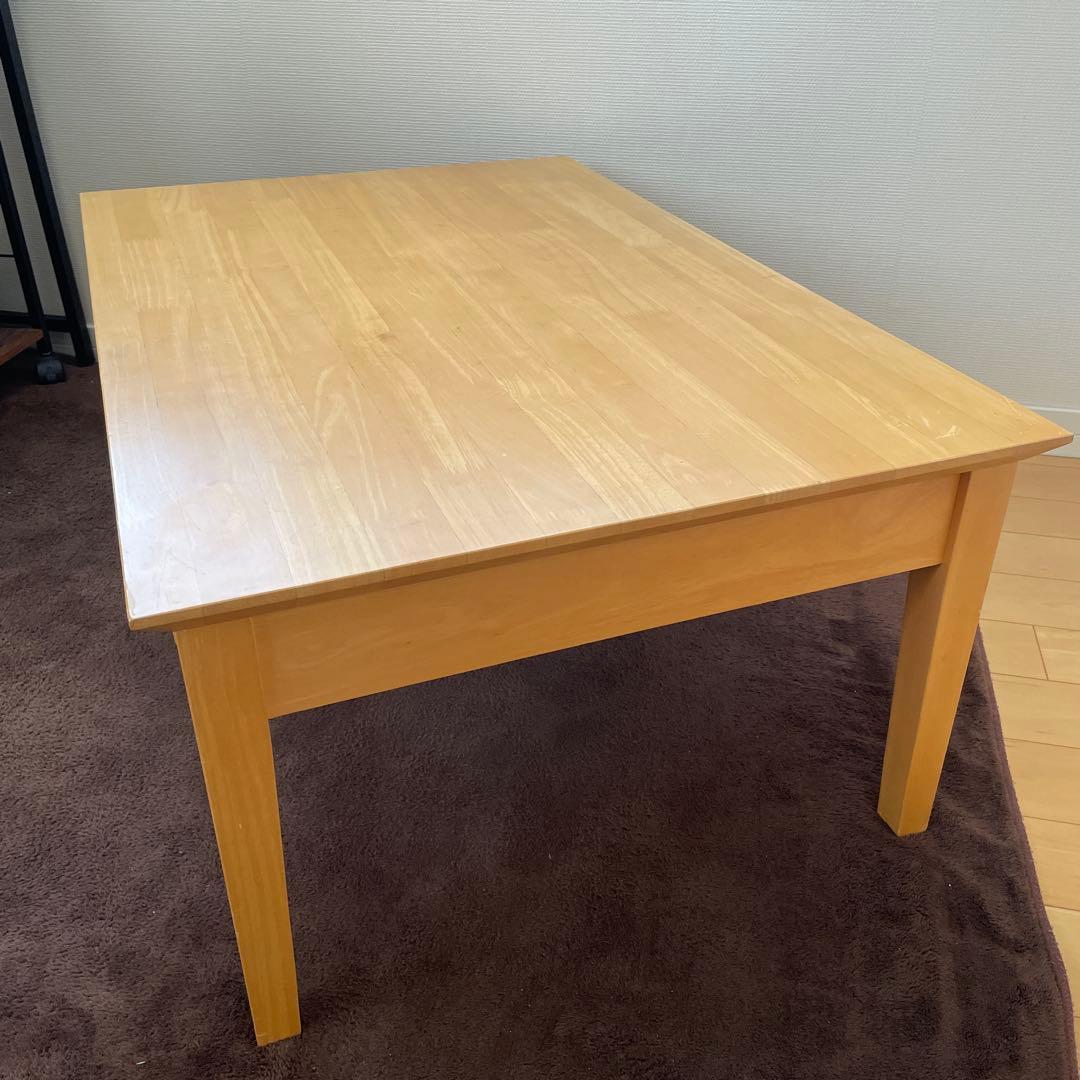 ベルメゾン　ローテーブル　引出し付き　90✖️60㎝