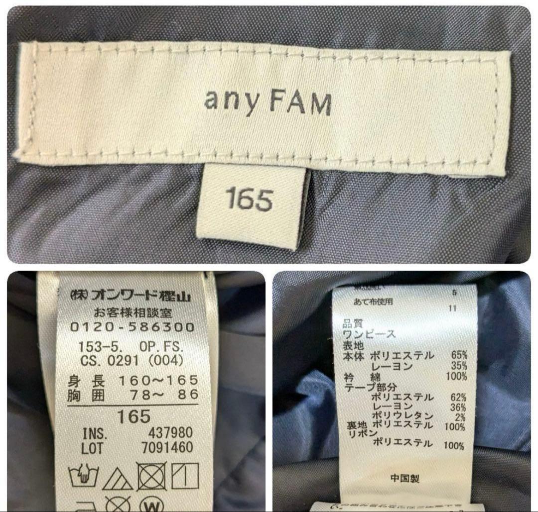 anyFAM ボレロ付ワンピース 165 卒服　発表会　結婚式　お受験　女の子