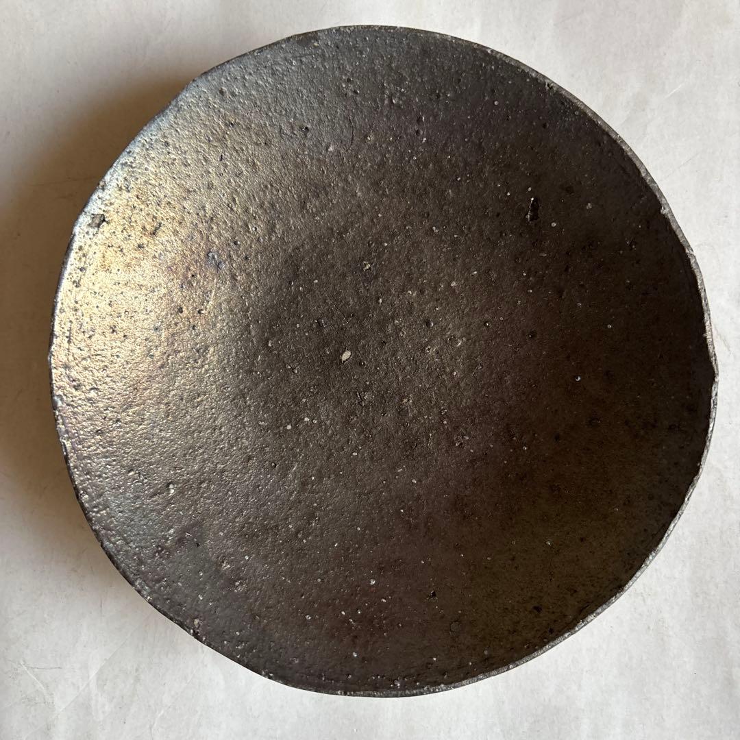 村上躍　焼締　お皿　2枚セット