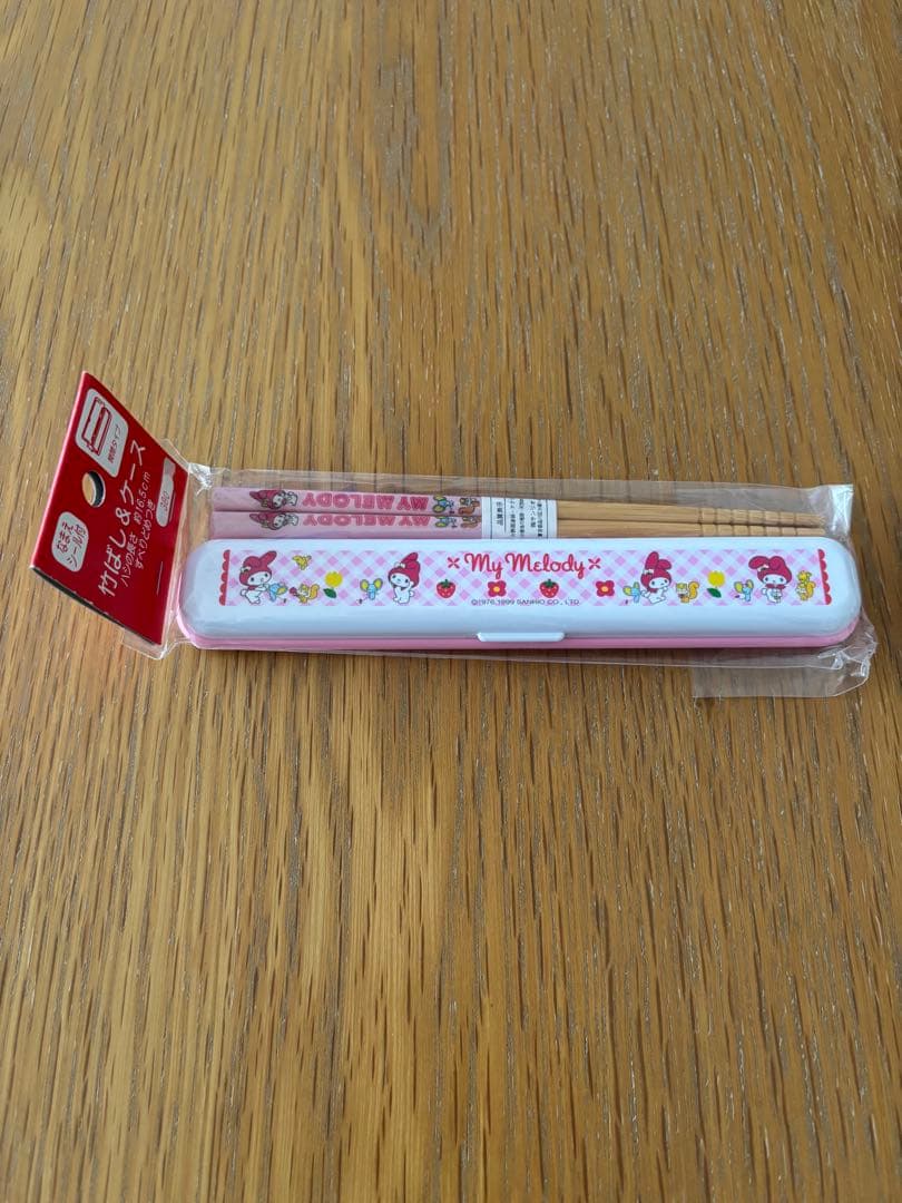 《レア物》未使用　1999 My Melody お弁当箱セット　平成レトロ