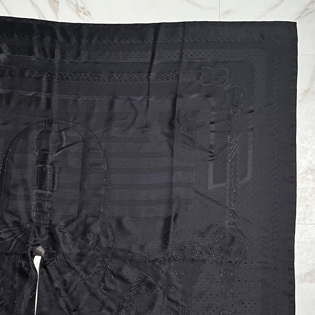 定価83万★未使用保管品★23ss★エルメス★コーチング・ペルル★シルクポンチョ