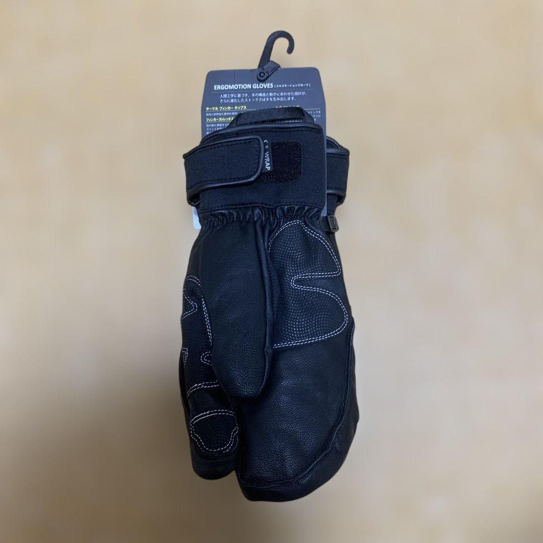 【新品未使用】phenix フェニックス XL ブラック 三本指 スノーグローブ