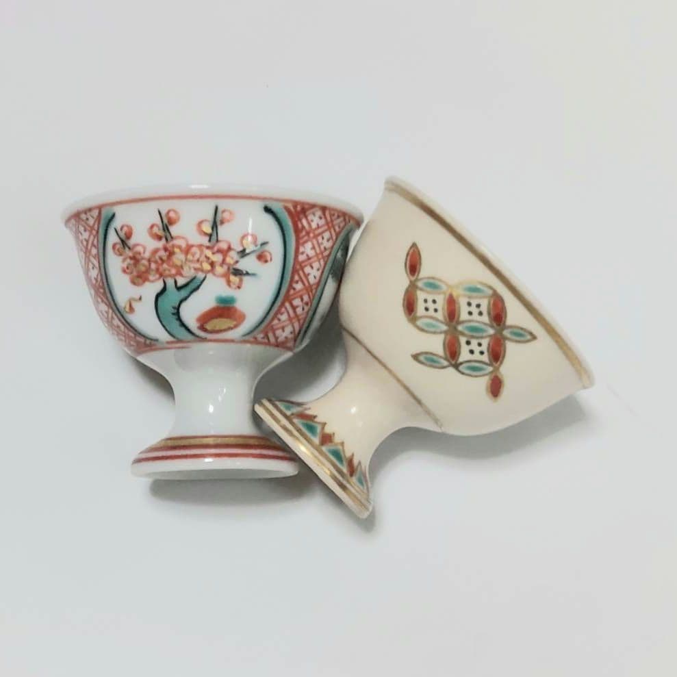 24-1263 永楽善五郎作　馬上盃2客　新品未使用