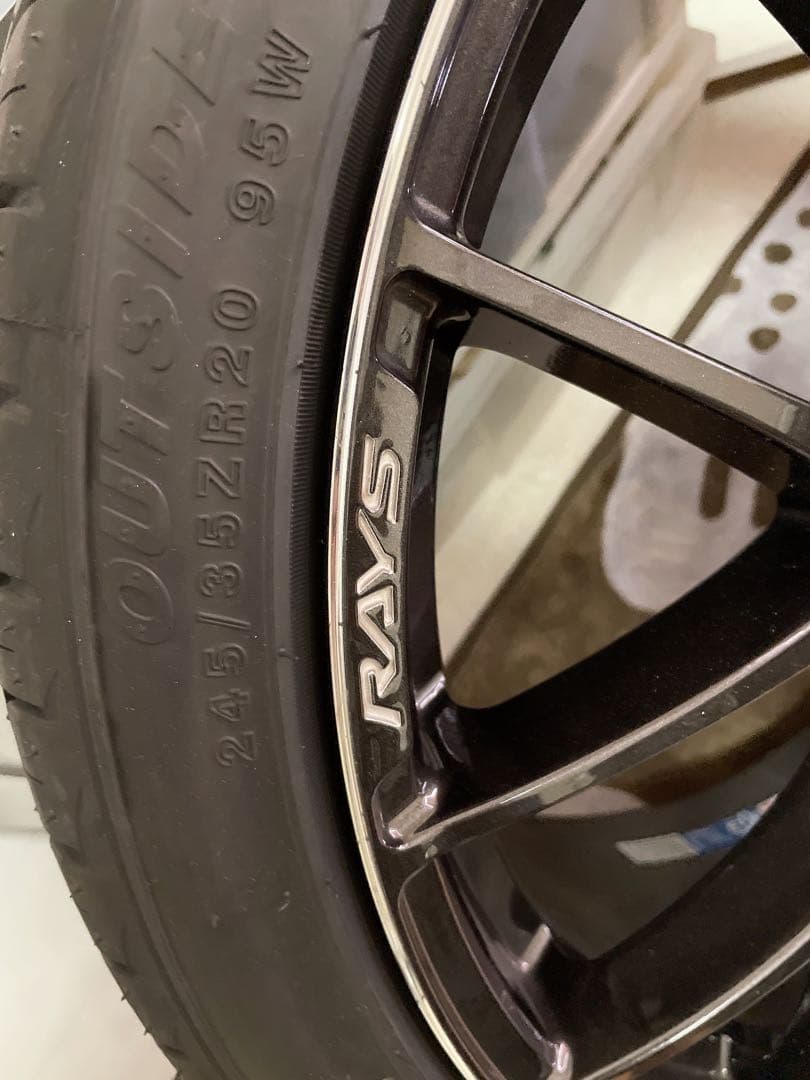 やす　RAYS 20インチ ホムラ　2×7 限定カラー　インナーブラック