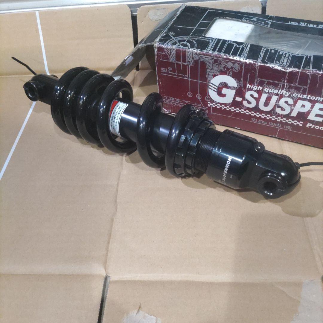 tw200 225 G-SUSPENSION ブラック サスペンションショック