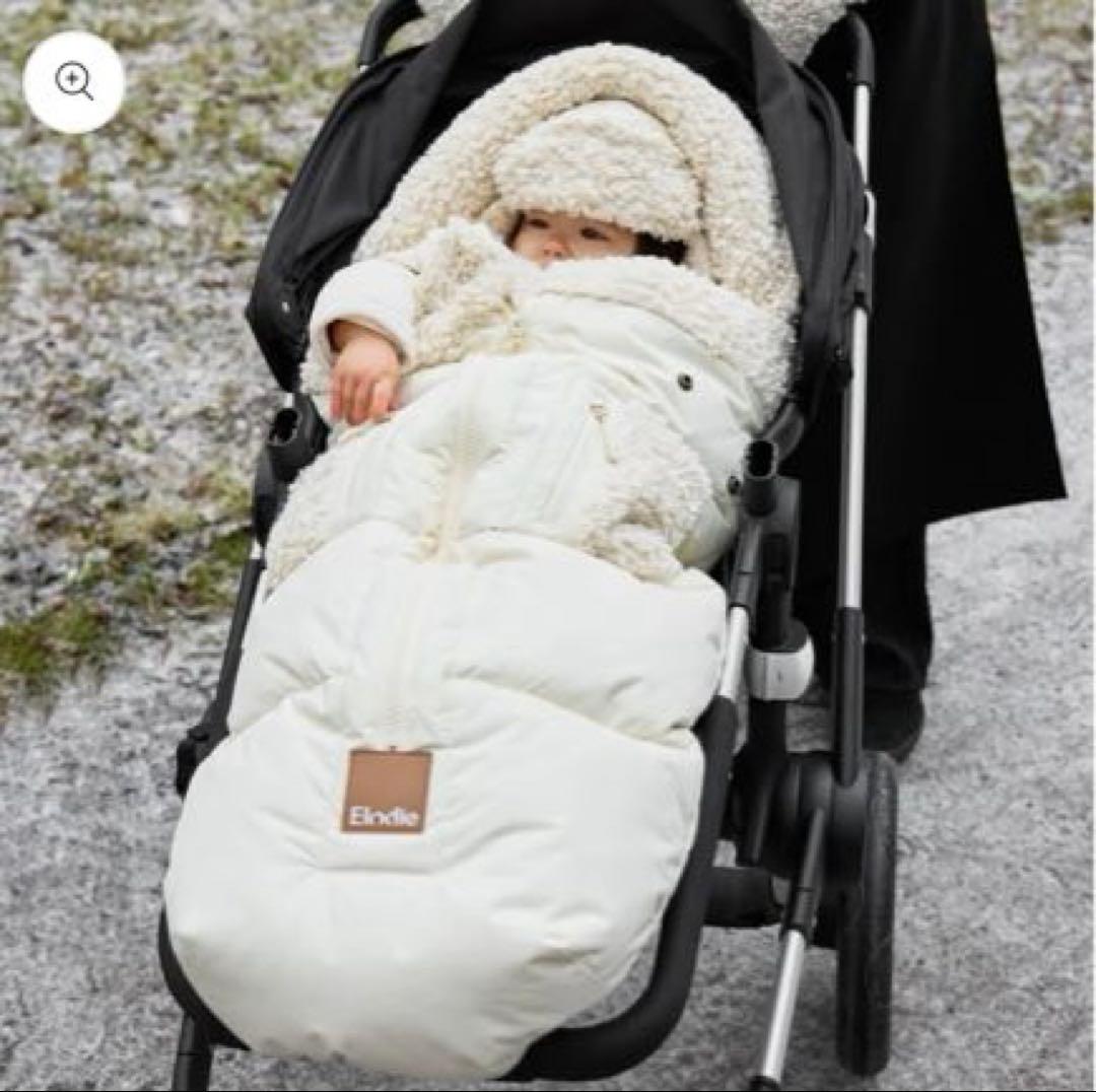 【未使用タグあり】Elodie フットマフ　Soft sherpa