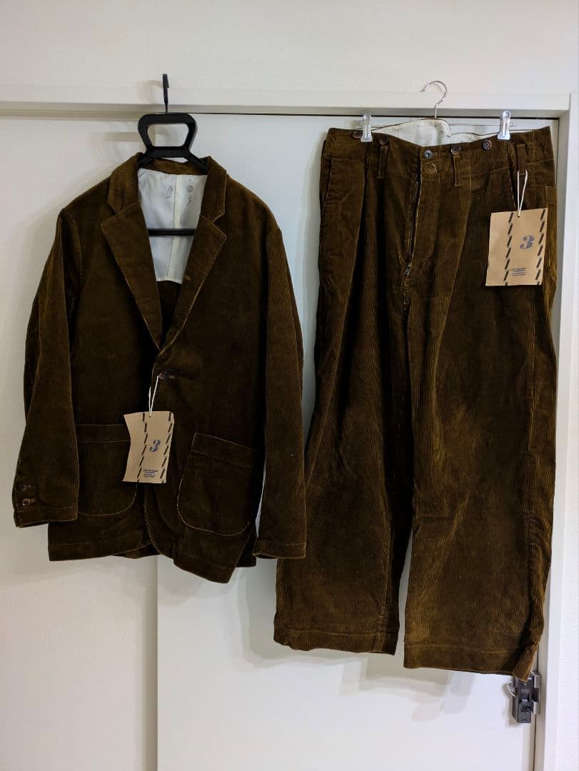 Gurank 　グランク　Corduroy coverall JK　セットアップ