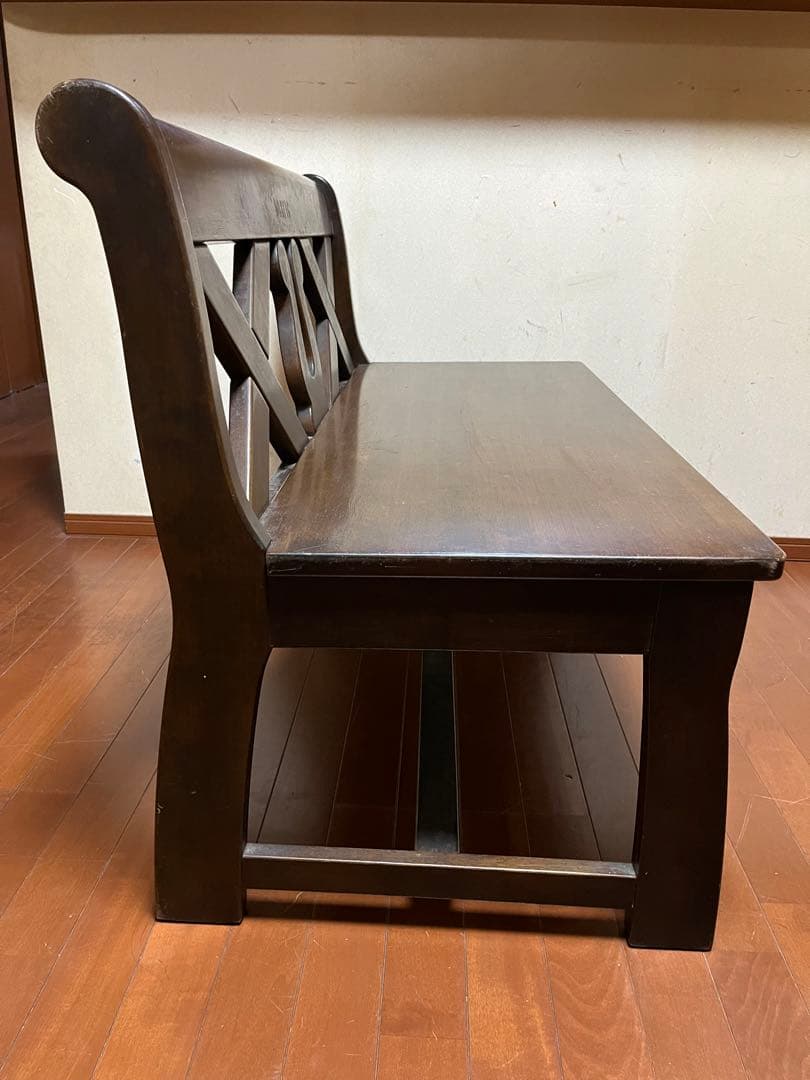 【愛知周辺手渡し大歓迎】カリモク ルスティックRUSTIC】 2人掛ベンチ