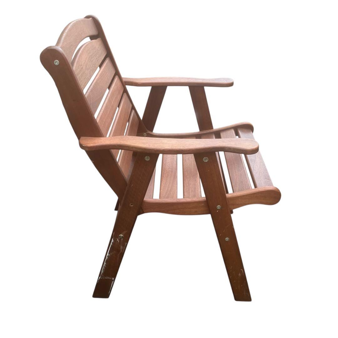 ガーデンチェア　ウッドチェア　デッキチェア　無垢材　チーク材　木製　庭