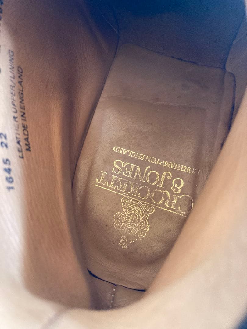 CROCKETT&JONES チャッカブーツ　UK8E スエード黒