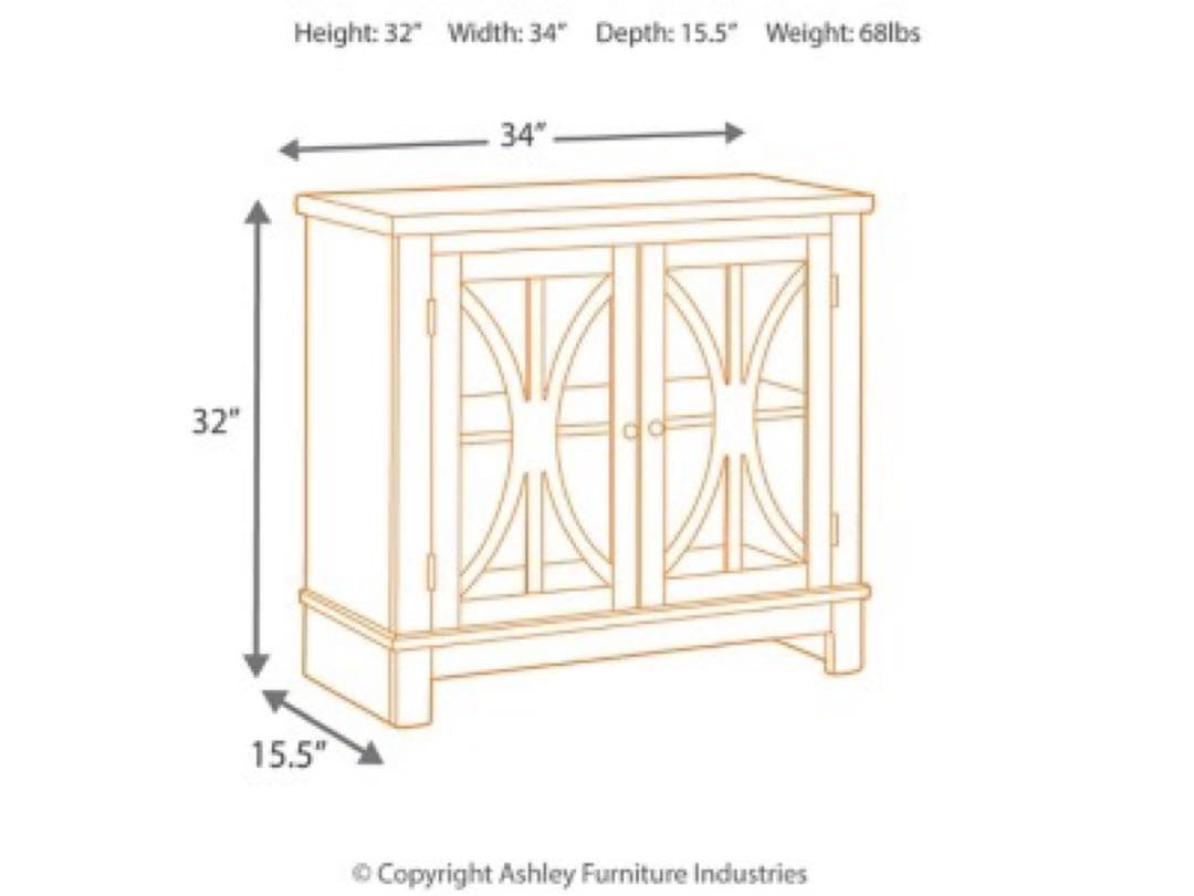 ASHLEYヴィンテージ風キャビネットVennilux 海外定価 約5万円相当