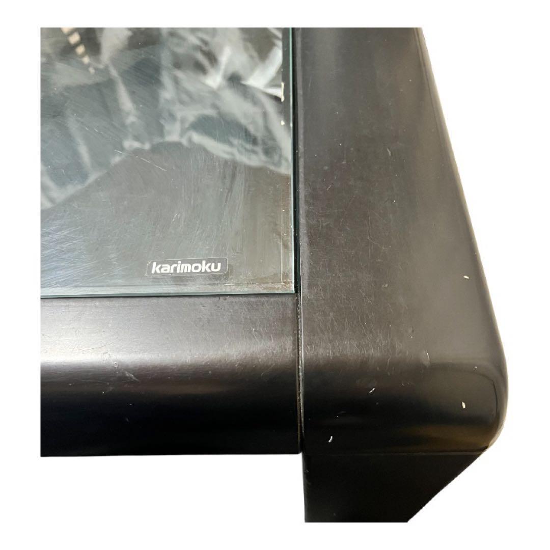 【送料込み】Karimoku カリモク ガラスセンターテーブル ヴィンテージ家具