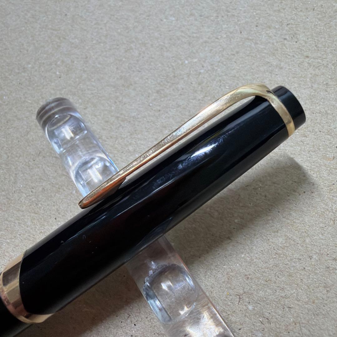 新品 廃盤 MONTBLANC モンブラン No.12 万年筆 ブラック 18c