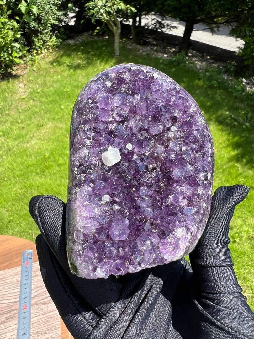 A729 高品質アメジストドーム クラスター ウルグアイ産 パワーストーン