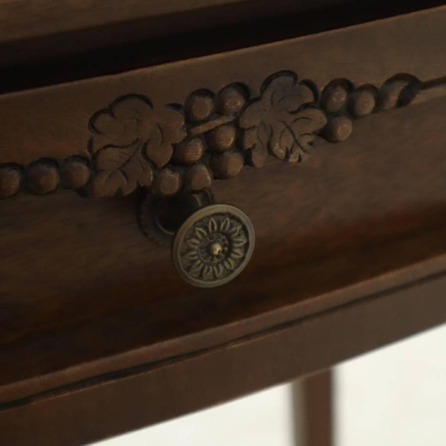 オールドメゾン デスク 葡萄園 マホガニー無垢材 GP604 アンティーク調