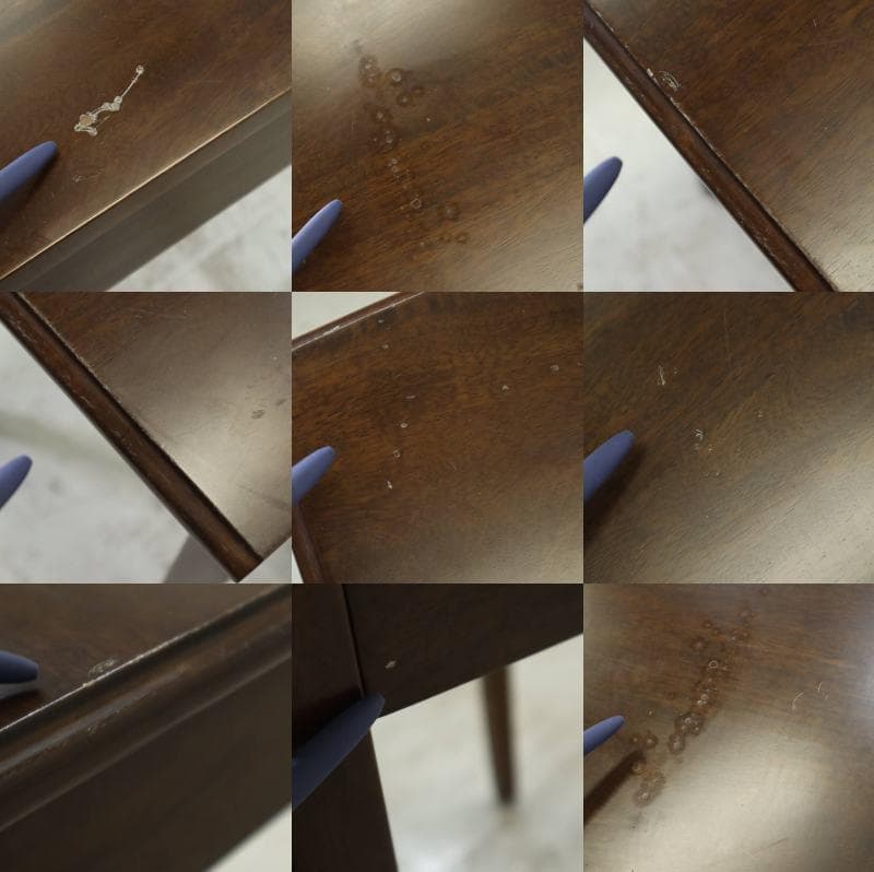 オールドメゾン デスク 葡萄園 マホガニー無垢材 GP604 アンティーク調