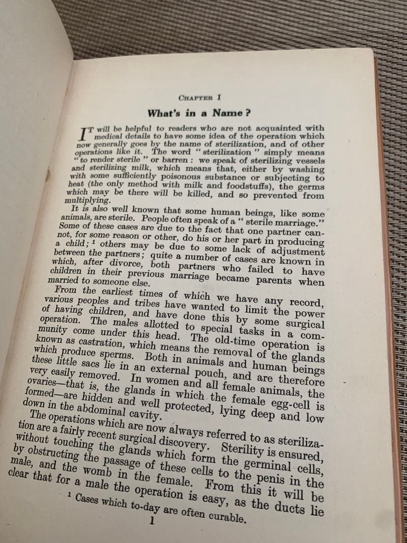 希少　Human Sterilization To-Day