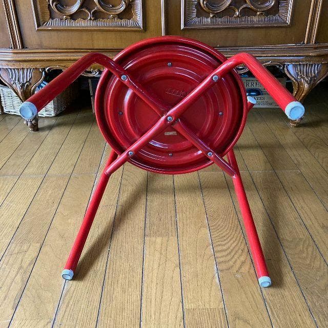 ヴィンテージ*CHITOSE チトセ*パイプ チェア1脚*デニムシート カスタム