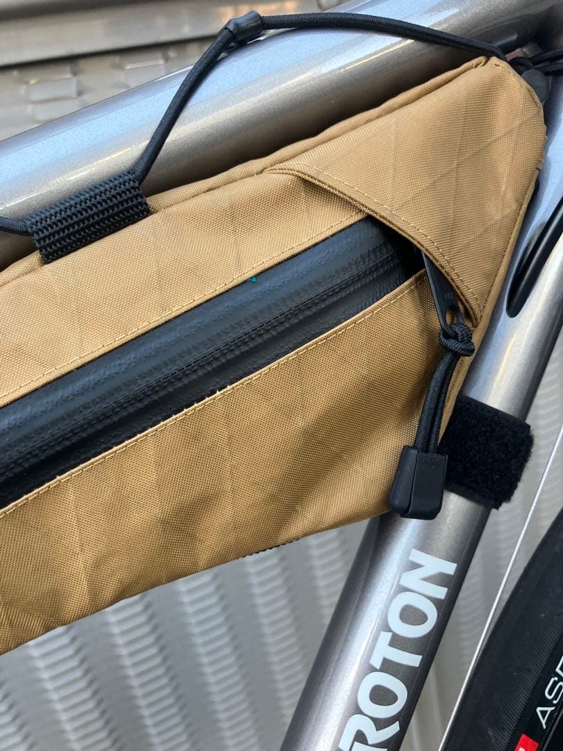 ハンドメイドフレームバッグx-pac VX21HS コヨーテブラウン43cm