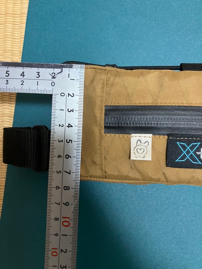 ハンドメイドフレームバッグx-pac VX21HS コヨーテブラウン43cm