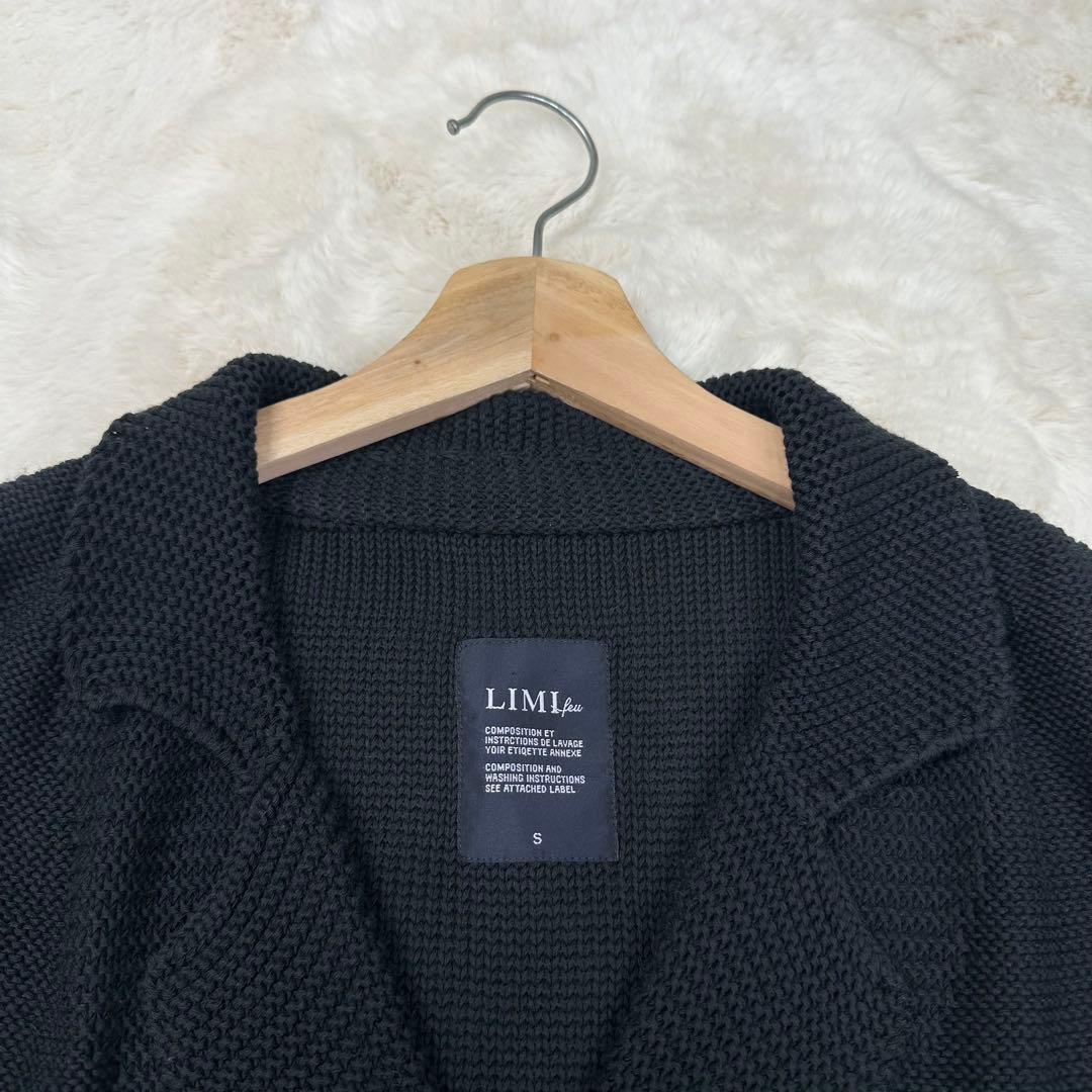 ✨美品✨リミフゥ ダブルジャケット ニット ベスト ブラック S