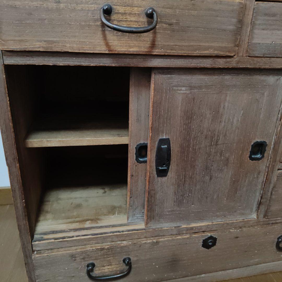 古家具 古道具 小さな和箪笥 古箪笥 引き出し 家具 アンティーク　昭和レトロ