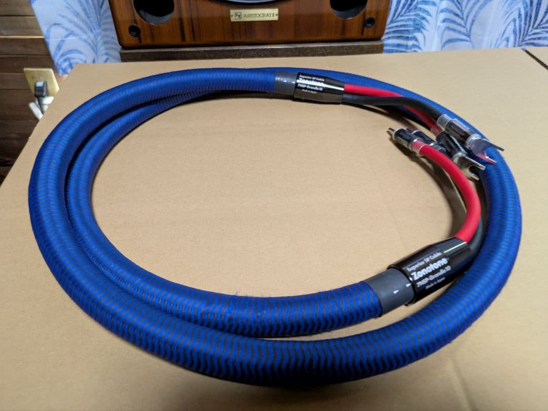 ZONOTONE SPケーブル ７NSP-Grandio10　中古良品2mペア