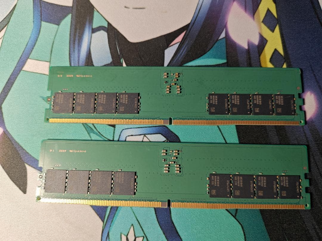 サムスン DDR5 5200 64GB メモリ 2枚セット(32GB×2)