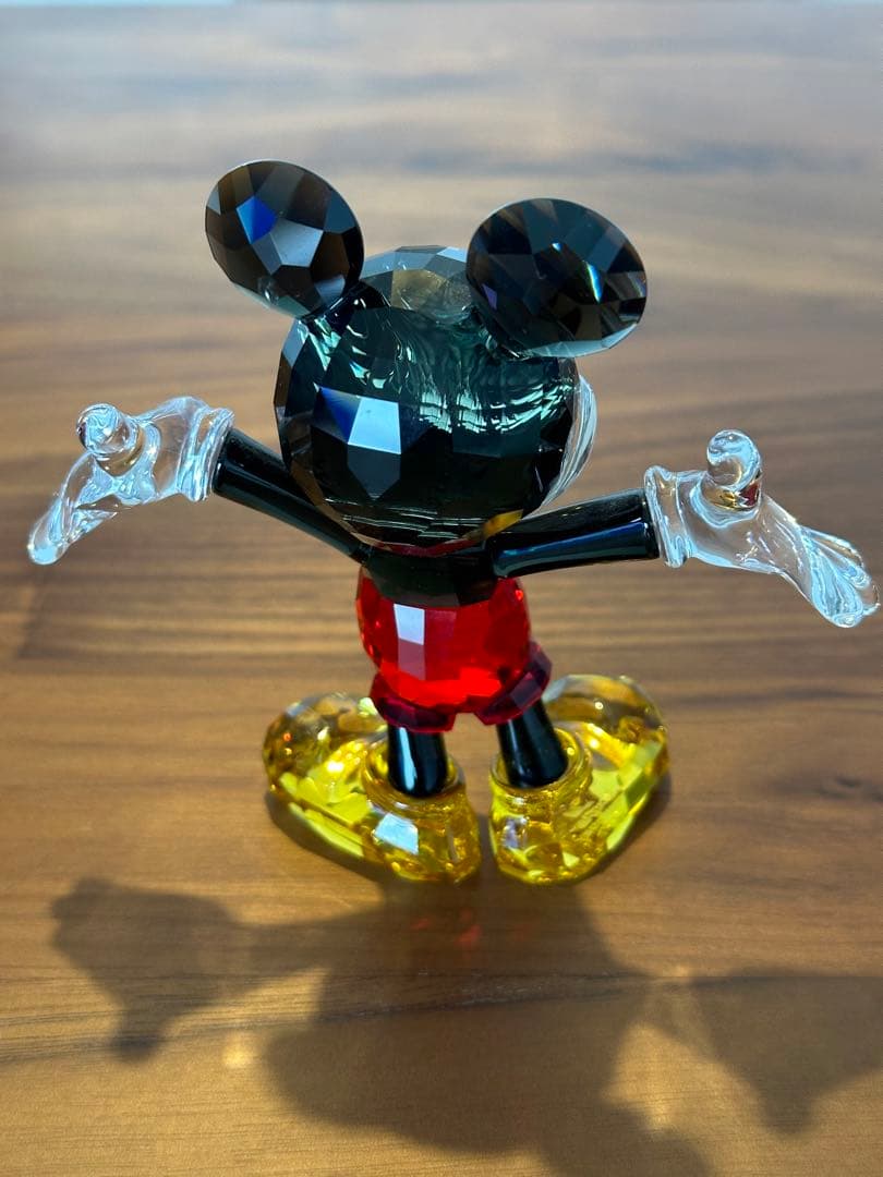 【美品】スワロフスキー クリスタル フィギュア ミッキーマウス Disney