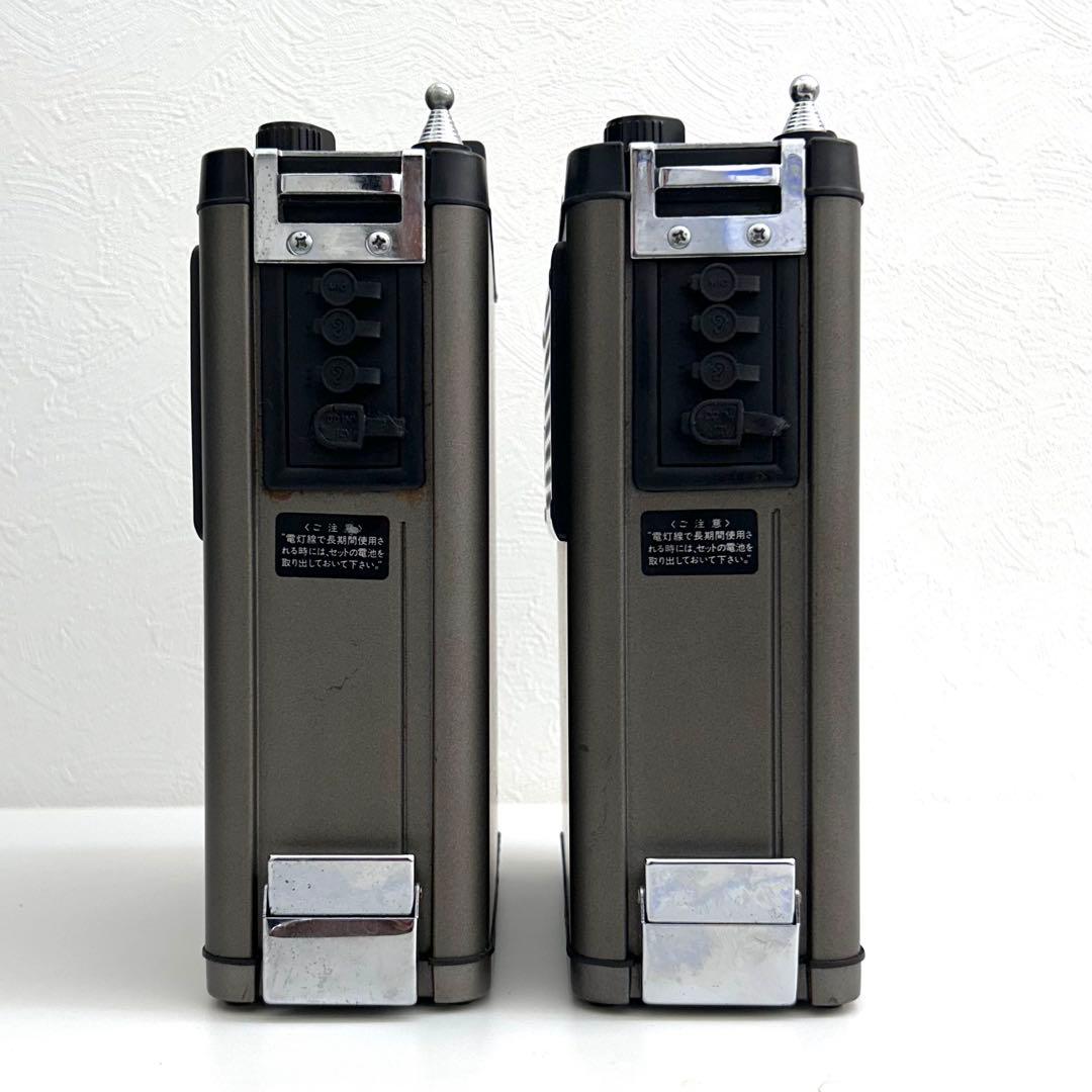 【動作確認OK】ソニー トランシーバー 2台セット 昭和レトロ 稼動品 無線機