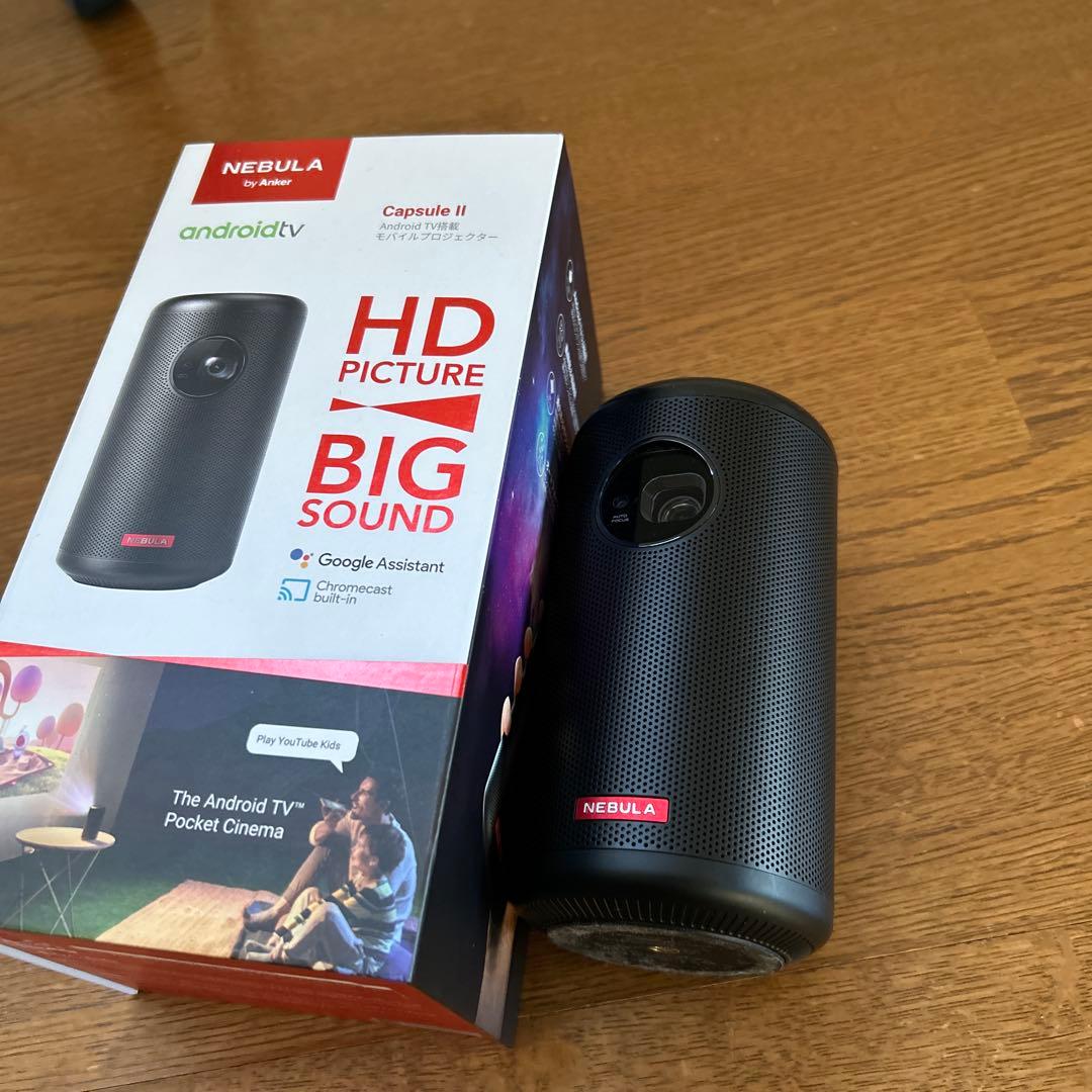 再値下げ‼️Nebula Capsule プロジェクター 本体 三脚付き