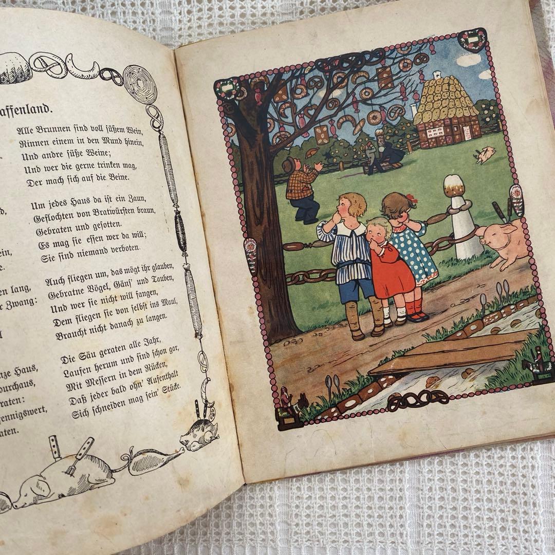 【難あり】1900年代初期　希少なドイツの絵本 pauli ebner 洋書