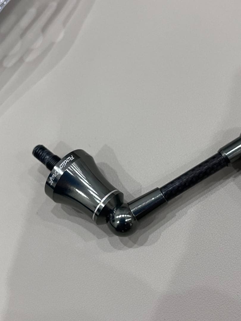 ロデオクラフト RCシングルスピニングカーボンハンドル 40mm シマノ用