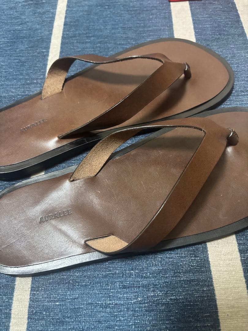 AURALEE レザーサンダル