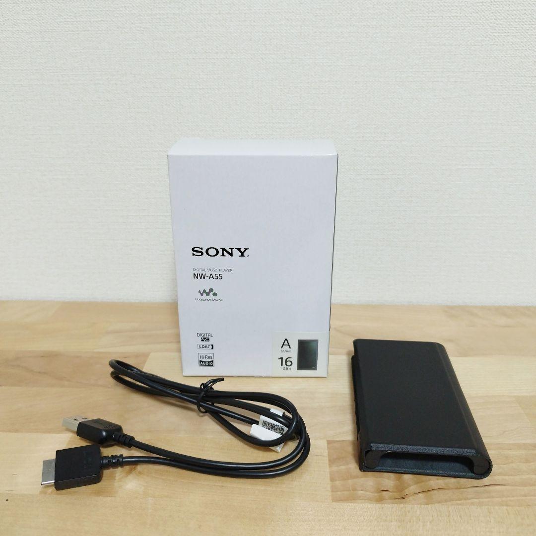 【美品】ソニー／ウォークマン 16GB《NW-A55》18年製 グレイッシュB